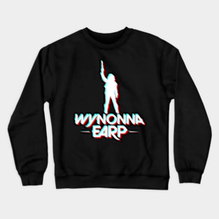 Wynonna Earp Retro Glitch - White Crewneck Sweatshirt